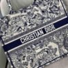 Dior Book Tote M1286 Blue Toile de Jouy Embroidery