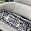 Dior Book Tote M1286 Blue Toile de Jouy Embroidery