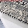 Dior Book Tote M1286 Black Toile de Jouy Embroidery