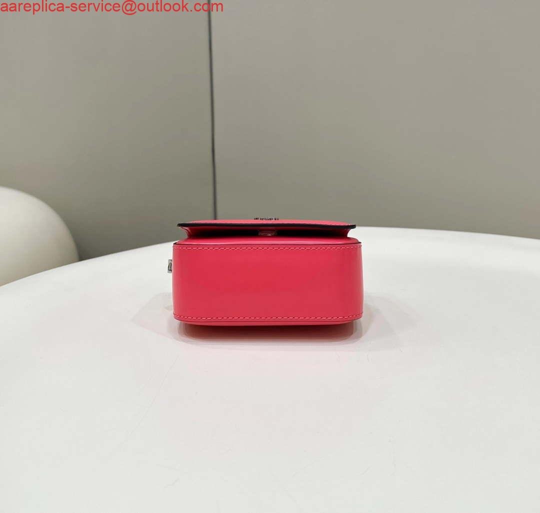 Fendi 7AS173 Fendi First Sight Red leather Nano bag