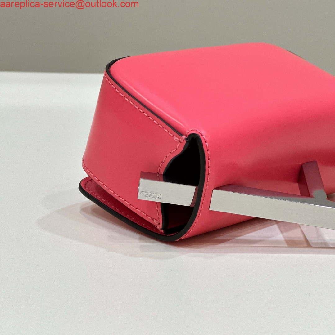 Fendi 7AS173 Fendi First Sight Red leather Nano bag