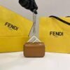 Fendi 7AS173 Fendi First Sight Brown leather Nano bag