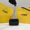 Fendi 7AS173 Fendi First Sight Black leather Nano bag