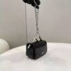 Fendi 7AS173 Fendi First Sight Black leather Nano bag
