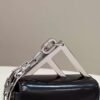 Fendi 7AS173 Fendi First Sight Black leather Nano bag