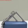 Fendi 7AS173 Fendi First Sight Blue leather Nano bag