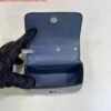 Fendi 7AS173 Fendi First Sight Blue leather Nano bag