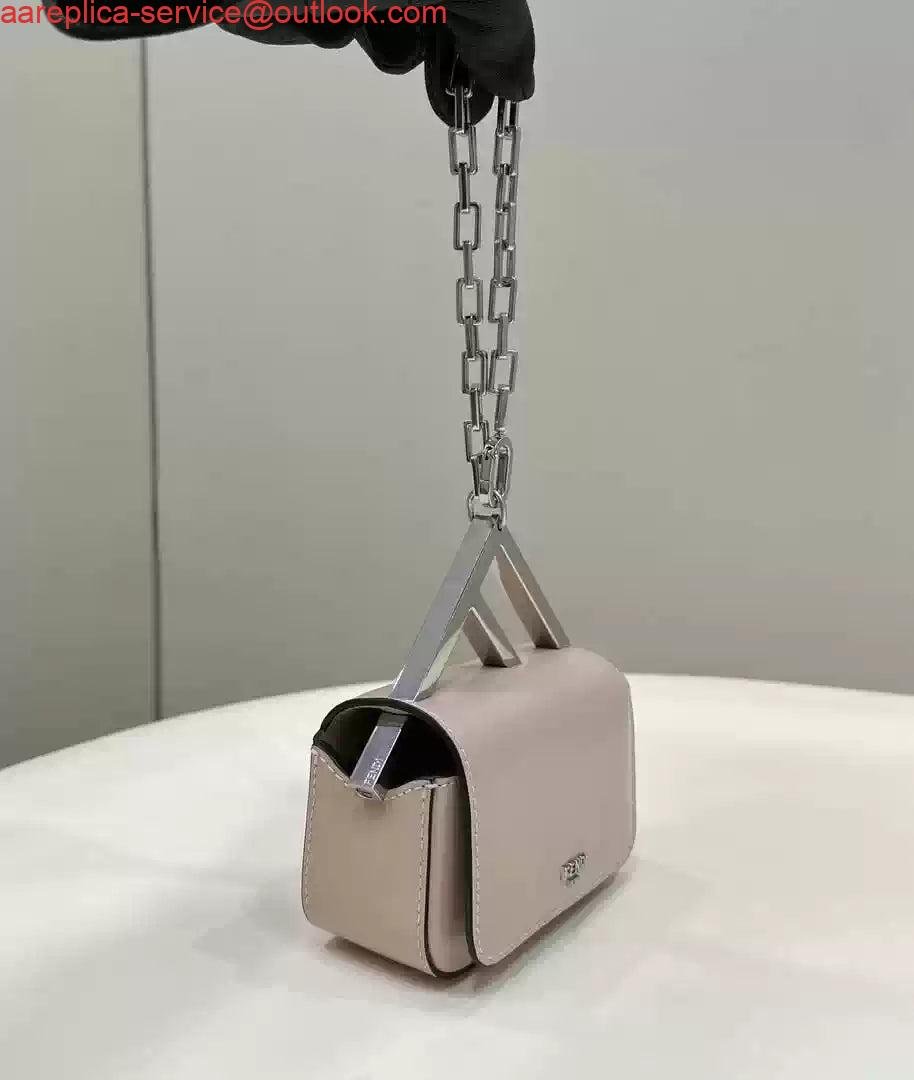Fendi 7AS173 Fendi First Sight Light Pink leather Nano bag