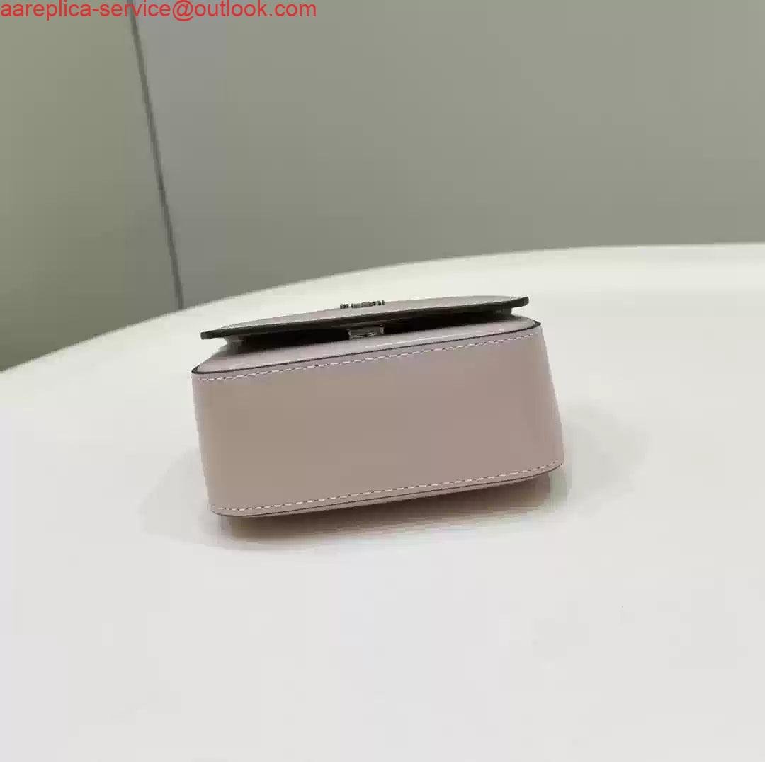 Fendi 7AS173 Fendi First Sight Light Pink leather Nano bag