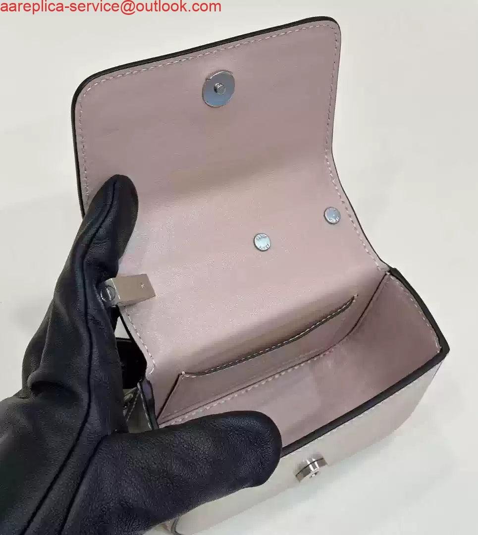 Fendi 7AS173 Fendi First Sight Light Pink leather Nano bag