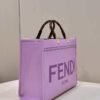Fendi 8BH386 Sunshine Medium Bag Purple leather shopper 8266S