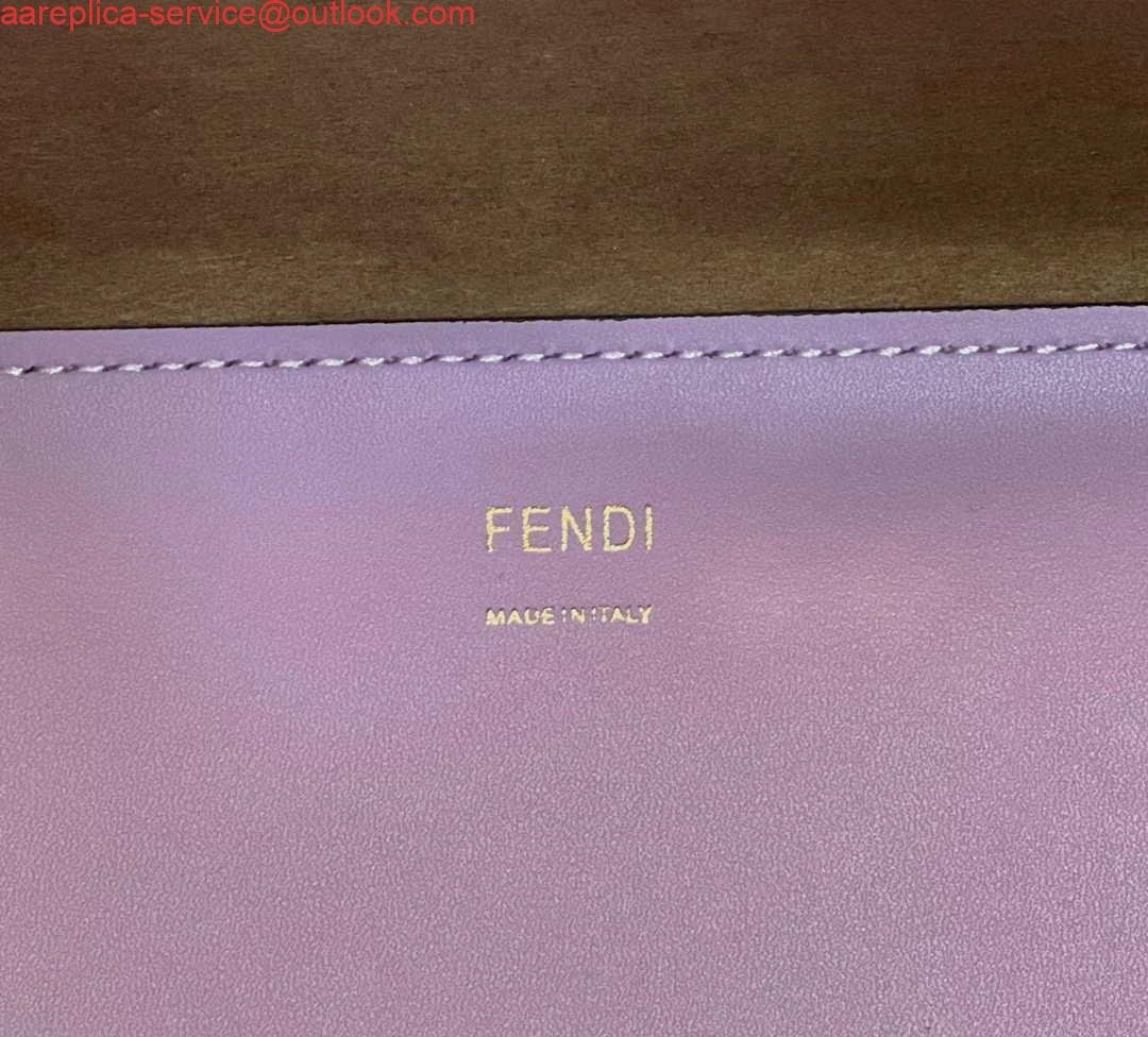 Fendi 8BH386 Sunshine Medium Bag Purple leather shopper 8266S