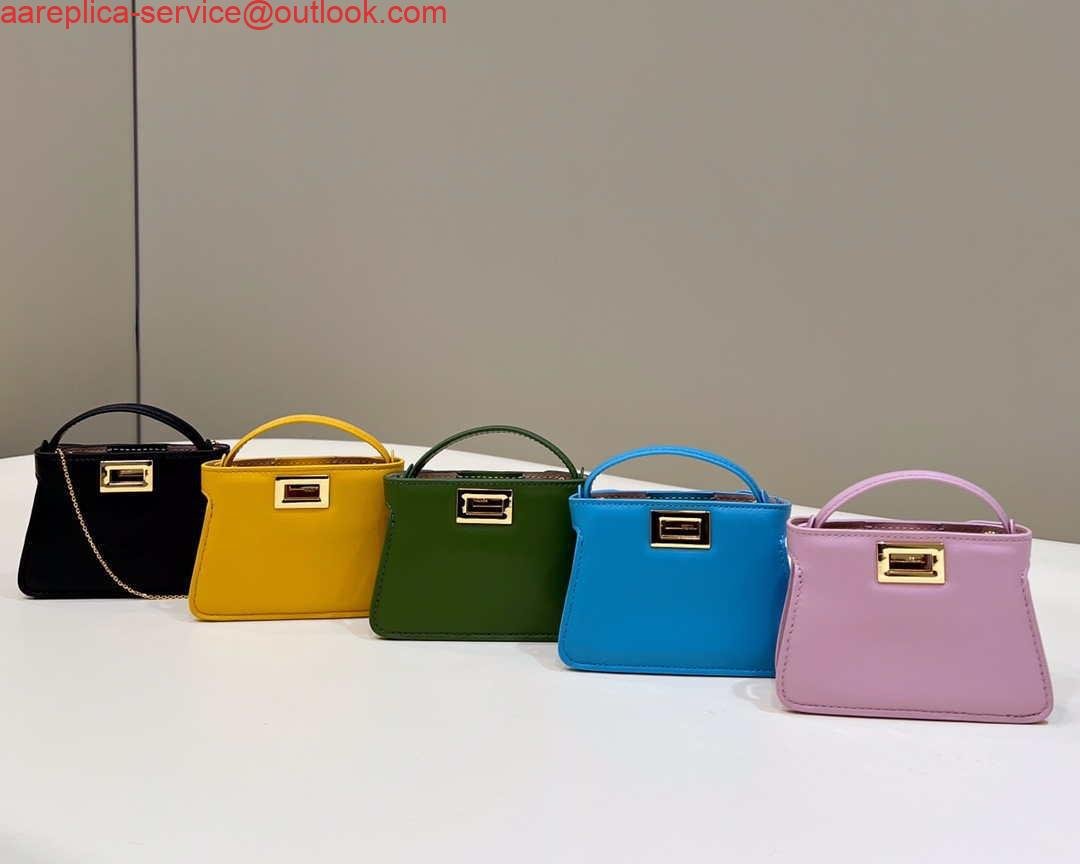 Replica Fendi 7AR993 FENDI PICO PEEKABOO Charm 8385 Green