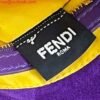 Fendi 8339 Baguette Middle Age Solid Color Series Underarm Bag Purple