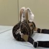 Fendi 7VA570 Mini bag Brown FF fabric bag