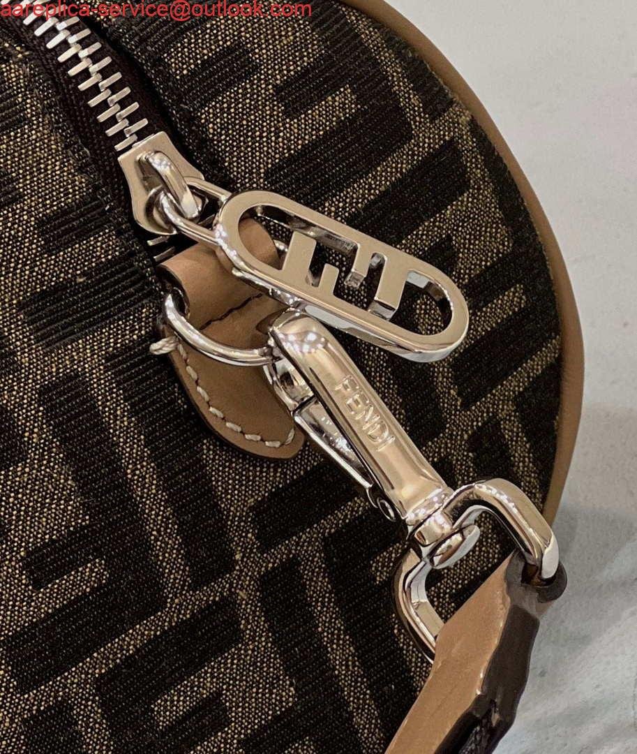 Fendi 7VA570 Mini bag Brown FF fabric bag
