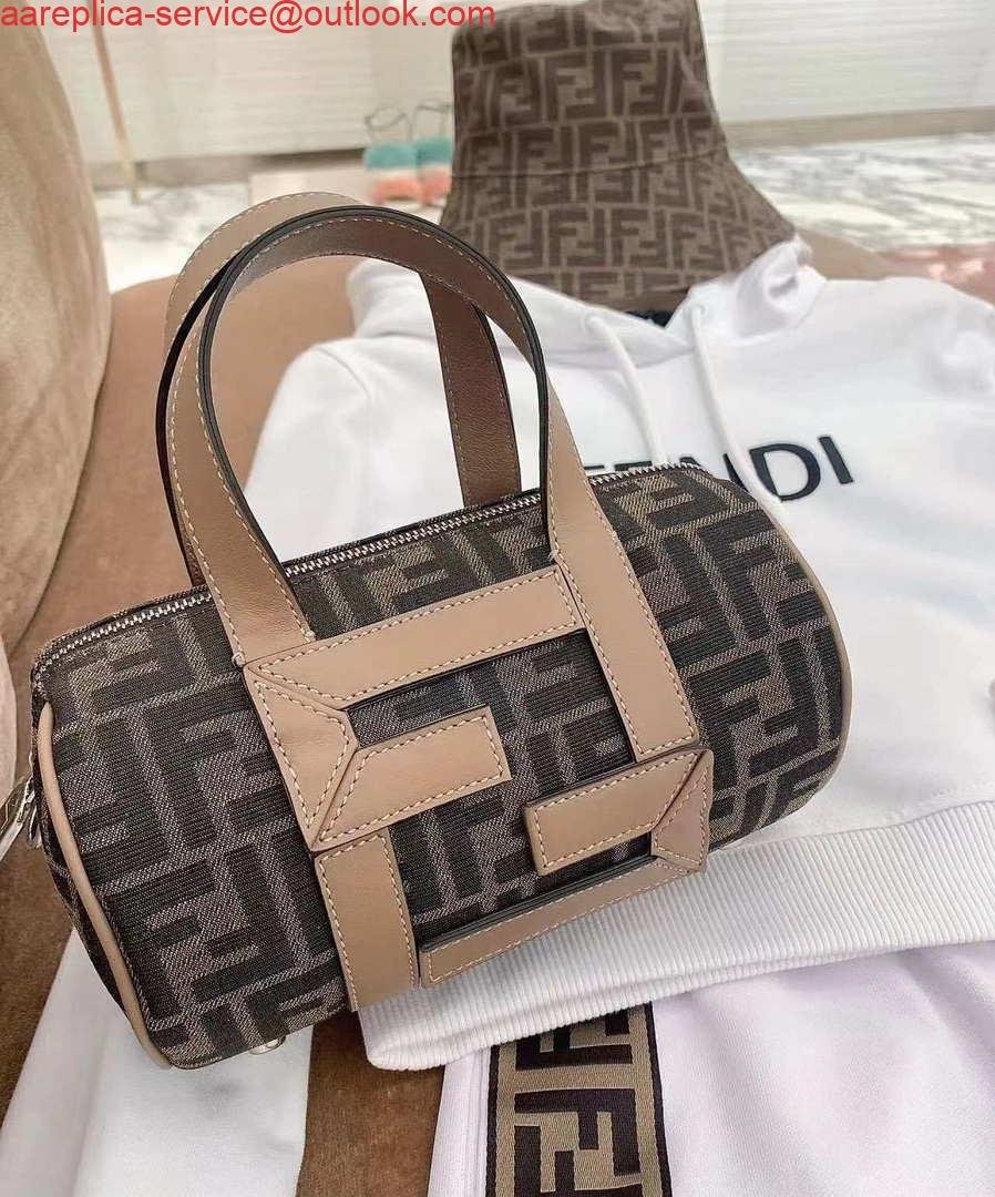 Fendi 7VA570 Mini bag Brown FF fabric bag