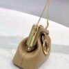 Fendi 7AS051 Nano Fendi First Charm Charm in Apricot nappa leather