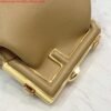 Fendi 7AS051 Nano Fendi First Charm Charm in Apricot nappa leather