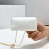 Fendi 7AS051 Nano Fendi First Charm Charm in White nappa leather