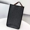 Fendi 8BH372 Sunshine Large Gray Flannel Shopper Bag 8266c