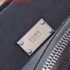 Fendi 7VA529 Peekaboo ISeeU Medium Gray Leather Bag