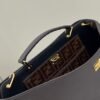 Fendi 7VA529 Peekaboo ISeeU Medium Brown Leather Bag