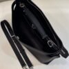 Fendi 7VA529 Peekaboo ISeeU Medium Black Leather Bag