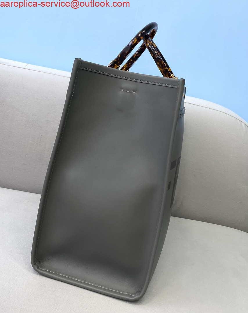 Fendi 8BH386 Sunshine Medium Bag 8266S Dark Grey leather shopper