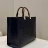 Fendi 8266S Sunshine Medium Bag 8BH386 Black leather shopper