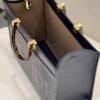 Fendi 8266S Sunshine Medium Bag 8BH386 Black leather shopper