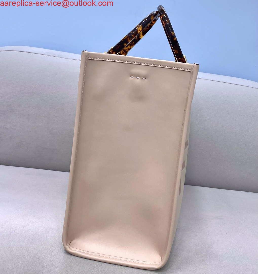 Fendi 8266S Sunshine Medium Bag 8BH386 Pink leather shopper
