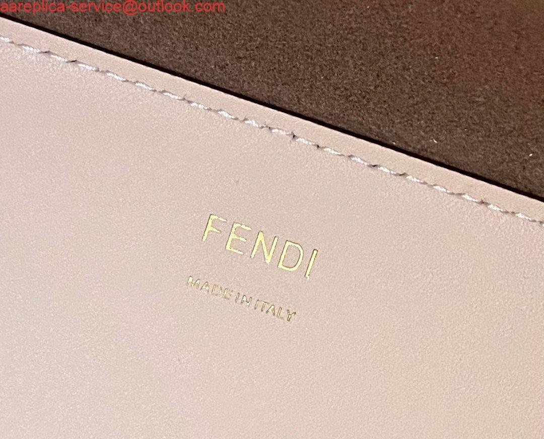 Fendi 8266S Sunshine Medium Bag 8BH386 Pink leather shopper