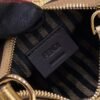 Fendi 7AS089 Nano Fendigraphy Gold leather Charm 80056S