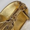 Fendi 7AS089 Nano Fendigraphy Gold leather Charm 80056S