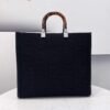 Fendi 8BH386 Sunshine Medium Fendi Tote Bag 8258 Black