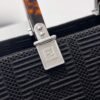 Fendi 8BH386 Sunshine Medium Fendi Tote Bag 8258 Black