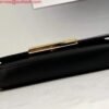 Fendi 8521 Baguette Chain Midi Shoulder Bag Black