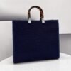 Fendi 8BH386 Sunshine Medium Fendi Tote Bag 8258 Navy blue