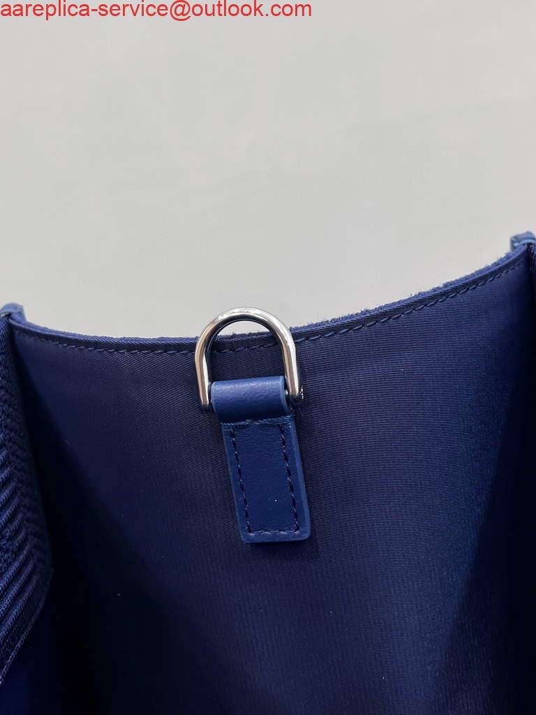 Fendi 8BH386 Sunshine Medium Fendi Tote Bag 8258 Navy blue