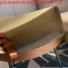 Fendi 8BH374 FENDI PEEKABOO X-TOTE Green Canvas Bag Brown