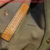 Fendi 8BH374 FENDI PEEKABOO X-TOTE Green Canvas Bag Brown