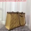 Fendi 8BH374 FENDI PEEKABOO X-TOTE Apricot Canvas Bag