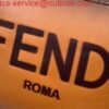 Fendi 8BH372 Sunshine Large Natural Coloured Leather Shopper Bag 80009L Dark brown