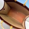 Fendi 8BH372 Sunshine Large Natural Coloured Leather Shopper Bag 80009L Dark brown