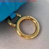 Fendi 7AR844 Nano Baguette Charm Blue Nappa Leather