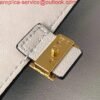 Fendi 7AR844 Nano Baguette Charm Blue Nappa Leather