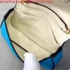Fendi 7AR844 Nano Baguette Charm Blue Nappa Leather