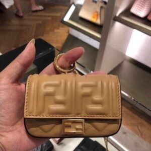 Replica Fendi 7AR993 FENDI PICO PEEKABOO Charm 8385 Green