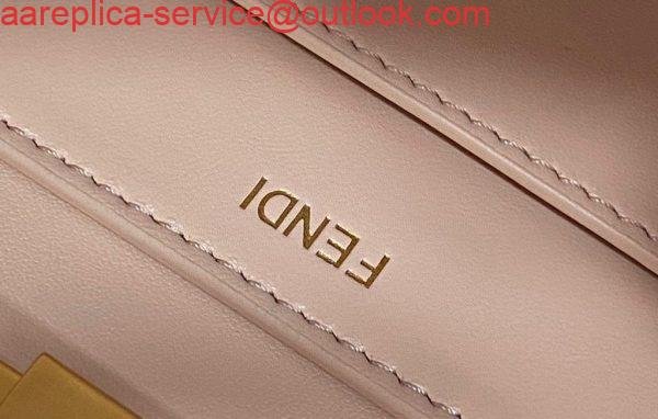 Fendi 70193 Peekaboo ISEEU MEDIUM White Leather Bag